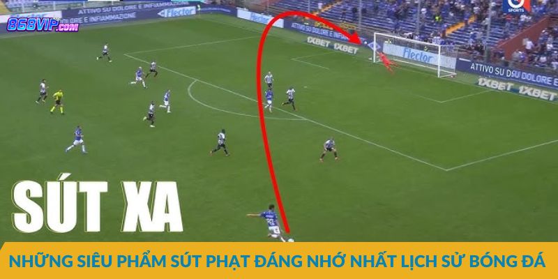 Những siêu phẩm sút phạt đẹp mắt và đáng nhớ nhất lịch sử bóng đá