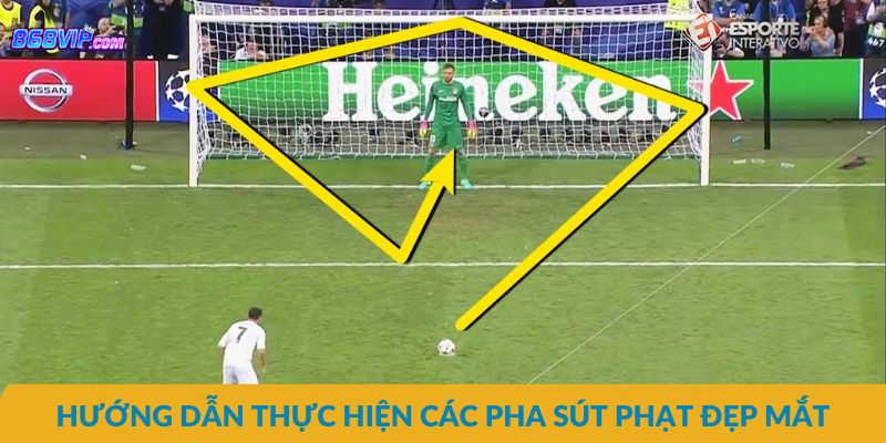 Hướng dẫn thực hiện những pha sút phạt đẹp mắt